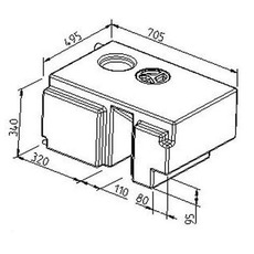 Miniature RESERVOIR EAUX PROPRE POUR FORD TRANSIT APRES 2006 100 LITRES N° 1 Miniature RESERVOIR EAUX PROPRE POUR FORD TRANSIT APRES 2006 100 LITRES N° 1