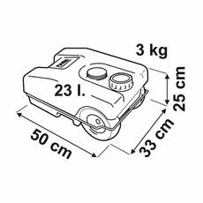 Miniature Réservoir eaux usées 23 L Roll-Tank 23W - FIAMMA N° 2 Miniature Réservoir eaux usées 23 L Roll-Tank 23W - FIAMMA N° 2