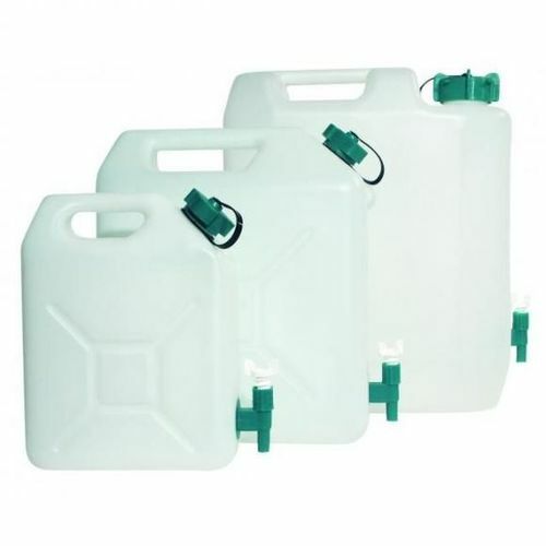 Jerrican extra-fort avec robinet eau propre 5 litres