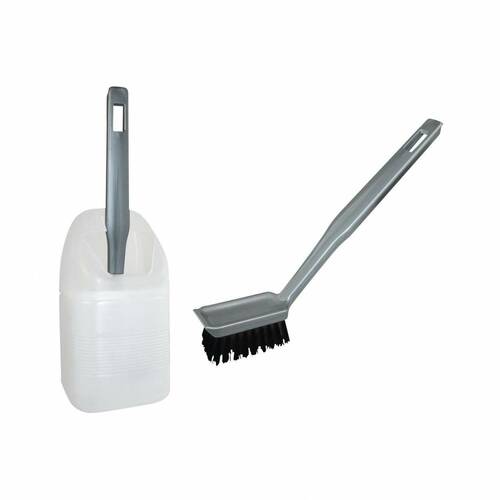 Mini-brosse balayette pour WC portable