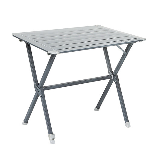 Table camping à clayettes aluminium 80 cm - TRIGANO