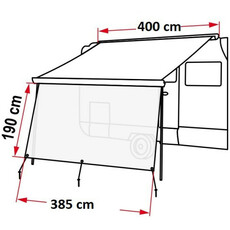 Miniature Façade Sun View XL 400 - FIAMMA N° 3 Miniature Façade Sun View XL 400 - FIAMMA N° 3
