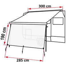 Miniature Façade Sun View XL 300 - FIAMMA N° 1 Miniature Façade Sun View XL 300 - FIAMMA N° 1