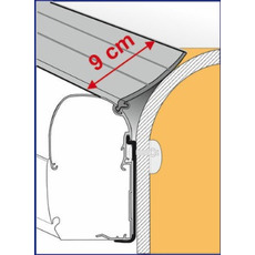 Miniature JOINT ANTI PLUIE RAIN GUARD L largeur 9 cm - FIAMMA N° 0 Miniature JOINT ANTI PLUIE RAIN GUARD L largeur 9 cm - FIAMMA N° 0