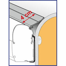 Miniature JOINT ANTI-PLUIE FIAMMA RAIN GUARD M largeur 4cm, au mètre - FIAMMA N° 0 Miniature JOINT ANTI-PLUIE FIAMMA RAIN GUARD M largeur 4cm, au mètre - FIAMMA N° 0
