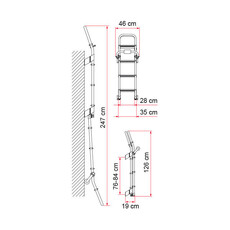 Miniature ECHELLE DELUXE 8 - FIAMMA N° 2 Miniature ECHELLE DELUXE 8 - FIAMMA N° 2
