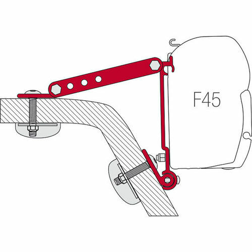  ADAPTATEUR POUR STORE KIT WALL ADAPTATEUR - FIAMMA