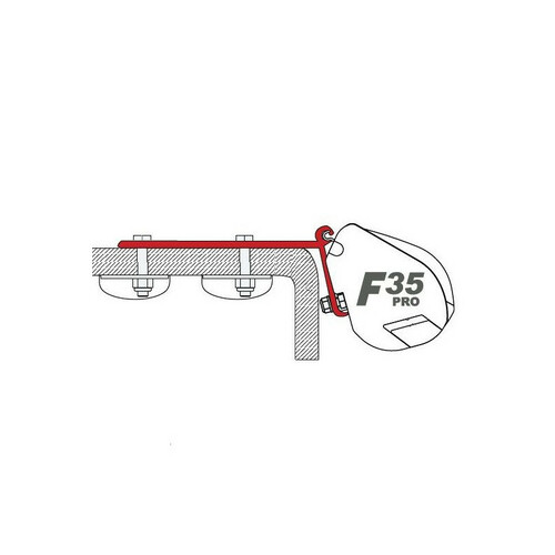 KIT ADAPTATEUR STORES F35/CARAVANSTORE INSTALLATION SUR GALERIE DE TOIT - FIAMMA