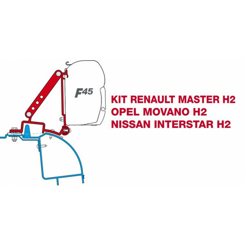 ADAPTATEURS STORES F45S RENAULT MASTER H2 APRES 1998 - FIAMMA