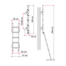 Miniature ECHELLE DELUXE 5D - FIAMMA N° 1