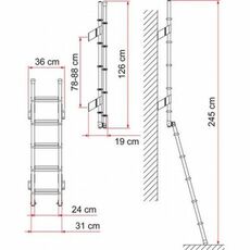 Miniature ECHELLE DELUXE 5D - FIAMMA N° 2