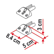 Miniature BARRE DE FIXATION ALUMINIUM FIXING BAR PRO L - FIAMMA N° 3 Miniature BARRE DE FIXATION ALUMINIUM FIXING BAR PRO L - FIAMMA N° 3