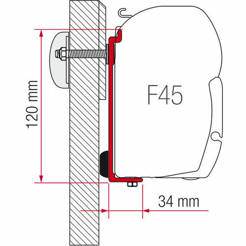 KIT ADAPTATEUR POUR CHALLENGER EDEN / CHAUSSON ALLEGRO - FIAMMA