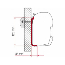 Miniature Adaptateur store standard - kit F45 as 120 - FIAMMA N° 1 Miniature Adaptateur store standard - kit F45 as 120 - FIAMMA N° 1