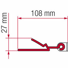 Miniature ADAPTATEUR POUR MONTAGE SPECIAL POUR STORE F45I OU F45IL - FIAMMA N° 0