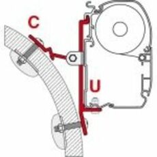 Miniature ADAPTATEUR POUR MONTAGE SPECIAL POUR STORE F45I OU F45IL - FIAMMA N° 1