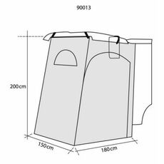 Miniature Auvent REIMO FRITZ pour hayon VW T5/T6 N° 1 Miniature Auvent REIMO FRITZ pour hayon VW T5/T6 N° 1