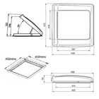 Miniature LANTERNEAU OMNIVENT 40 X 40 TRANSPARENT - THULE N° 4