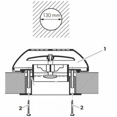 Miniature Aérateur toit Electrolux GY 20 - DOMETIC N° 2