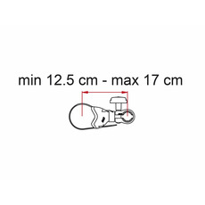 Miniature Bike Block Pro 1 de 12.5-17 cm ROUGE - FIAMMA N° 4