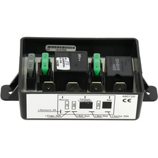 Miniature Coupleur 2 batteries 3 sorties avec sécurité - INOVTECH N° 0 Miniature Coupleur 2 batteries 3 sorties avec sécurité - INOVTECH N° 0