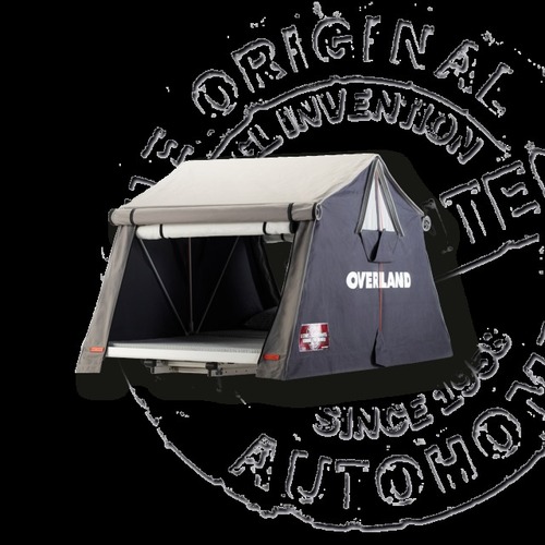 Tente de toit Overland Small coloris gris foncé Autohome Tente de toit Overland Small coloris gris foncé Autohome