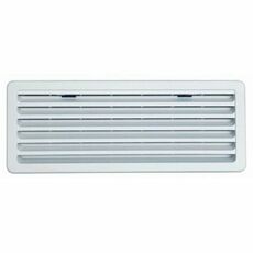 Miniature GRILLE AERATION RÉFRIGÉRATEUR BLANC PETIT MODELE (451 x 156 mm) - THETFORD N° 1