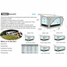 Miniature Auvent QuickFit pour store Taille M Dimensions : 3,60 x 2,50 m - THULE N° 1