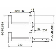 Miniature Marchepied Omni-Step tiroir 400 mm MANUEL - THULE N° 2 Miniature Marchepied Omni-Step tiroir 400 mm MANUEL - THULE N° 2