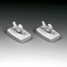 Miniature LOT DE 2 CROCHETS EN PLASTIQUE RESISTANT - FROLI N° 1 Miniature LOT DE 2 CROCHETS EN PLASTIQUE RESISTANT - FROLI N° 1