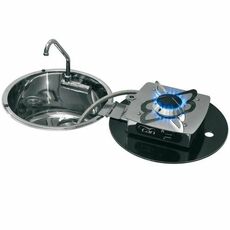 Miniature COMBINE 1 FEU GAZ 30MB + EVIER ROND Ø 30 cm LC1701 - CAN N° 0 Miniature COMBINE 1 FEU GAZ 30MB + EVIER ROND Ø 30 cm LC1701 - CAN N° 0