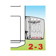 Miniature HOUSSE PORTE-VELOS 2/3 VELOS BIKE COVER S - FIAMMA N° 2 Miniature HOUSSE PORTE-VELOS 2/3 VELOS BIKE COVER S - FIAMMA N° 2