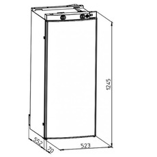 Miniature Réfrigérateur à absorption trimixte RML 8551/5 AES gauche Dometic N° 1