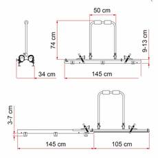 Miniature Porte vélos Carry Bike Garage Slide Pro Bike - FIAMMA N° 2 Miniature Porte vélos Carry Bike Garage Slide Pro Bike - FIAMMA N° 2