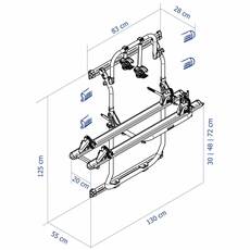 Miniature PORTE VELO ELITE VAN XT pour Ducato après 2007 - THULE N° 1