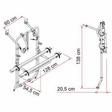 Miniature PORTE VELOS CARRY BIKE VITO AVANT 2004 - FIAMMA N° 1 Miniature PORTE VELOS CARRY BIKE VITO AVANT 2004 - FIAMMA N° 1