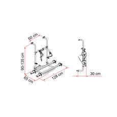 Miniature PORTE VELOS CARRY-BIKE PRO SPECIAL Hymer - Dethleffs - FIAMMA N° 1