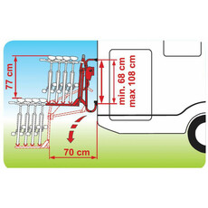 Miniature PORTE-VELOS LIFT 77 - 2 A 4 VELOS - FIAMMA N° 5 Miniature PORTE-VELOS LIFT 77 - 2 A 4 VELOS - FIAMMA N° 5