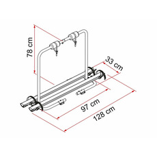 Miniature Porte-vélo caravane XL A - FIAMMA N° 1 Miniature Porte-vélo caravane XL A - FIAMMA N° 1