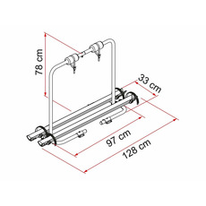 Miniature Porte-vélo caravane XL A - FIAMMA N° 1