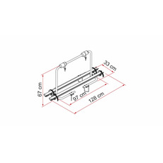 Miniature Porte-vélo caravane XL A - FIAMMA N° 2