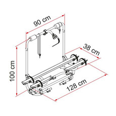 Miniature PORTE-VELOS XL A PRO 200 2 VELOS - FIAMMA N° 1