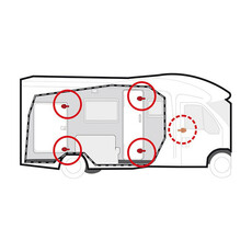 Miniature SERRURES DE SECURITE Safe Door Guardian FIAT DUCATO APRES 09/2009 - FIAMMA N° 3