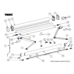 Piéce détachée pour store thule - fiamma - dometic etc...