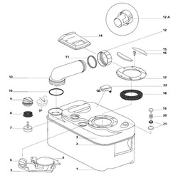 Pièces détachées wc et cassettes wc thetford dometic