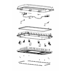 Pièce détachée de lanterneau