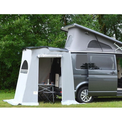 Auvent De Porte Arrière Pour Camping-Car Et Van - Protection Soleil Et Pluie - Taille ~180x114cm - Facile à Installer