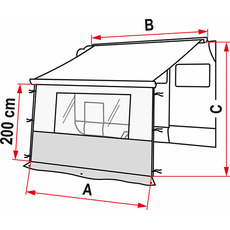 Miniature FACADE DE STORE BLOCKER PRO FIAMMA N°3