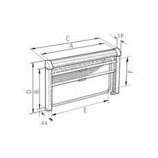 Miniature Store cassette Rastrollo 3000 Dometic blanc N°4