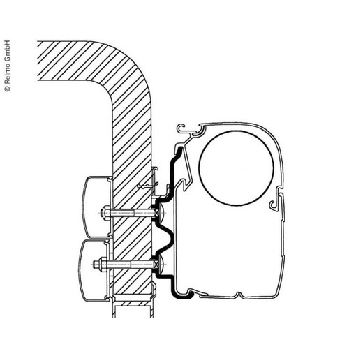 KIT ADAPTATEUR POUR STORE OMNISTOR HYMERCAMP